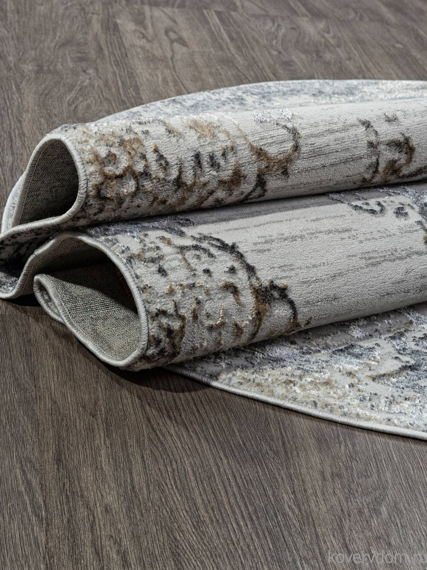 Ковер SAFARI 02469H D.GREY / GREY Овал