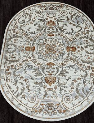 Ковер SAHARA 00765A GOLD FDY / CREAM HB Овал