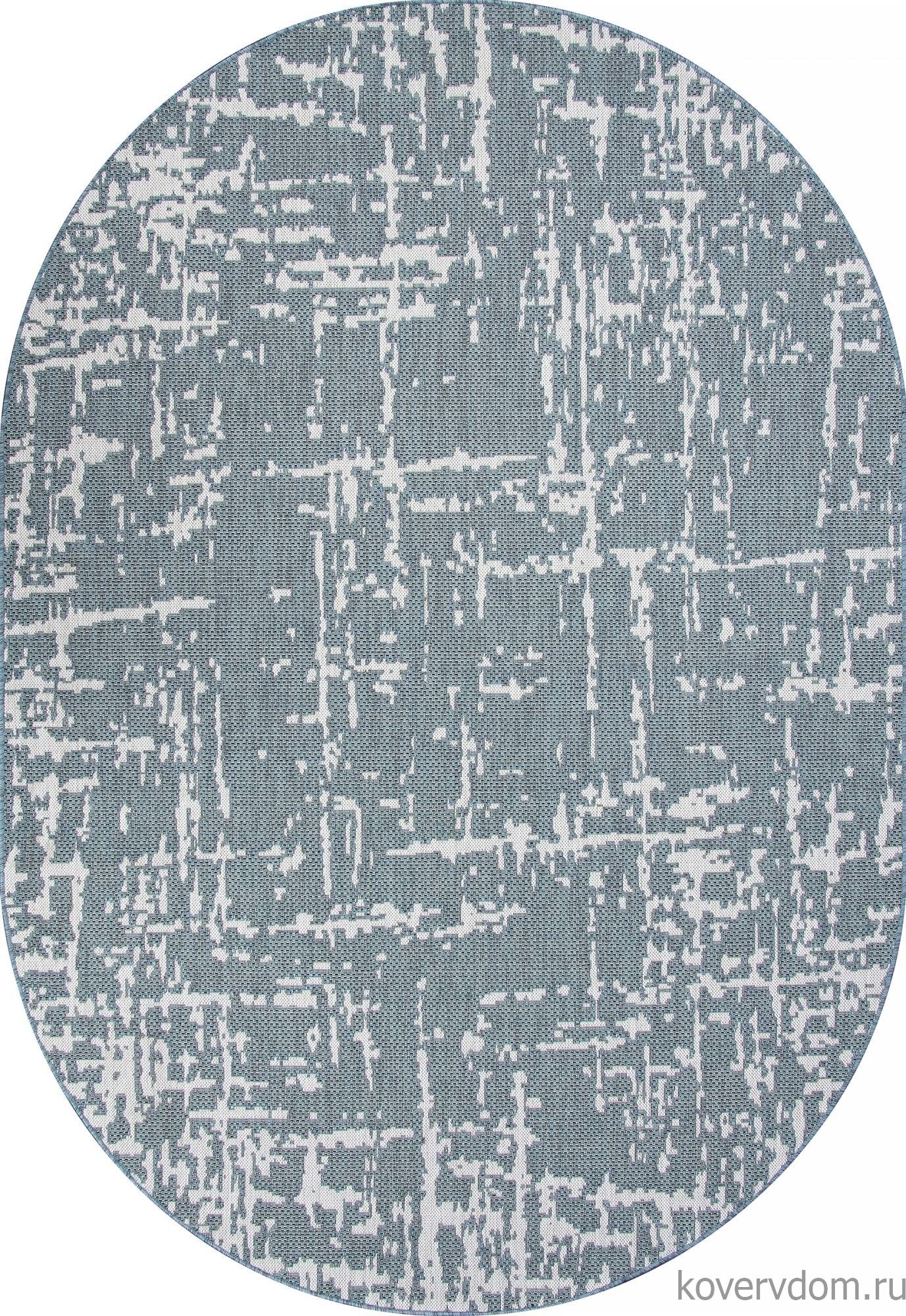 Ковер-циновка KAIR S136 BLUE Овал