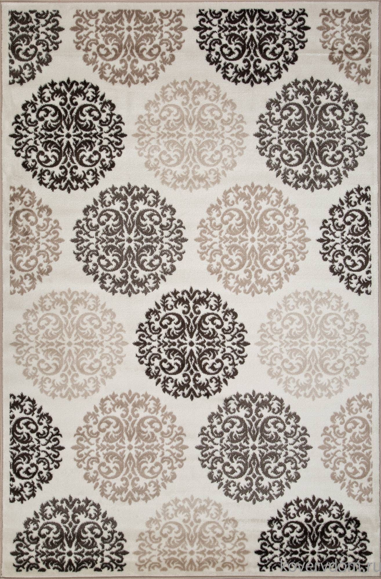Ковер LUXE L012 CREAM-BROWN Ковер LUXE L012 CREAM-BROWN