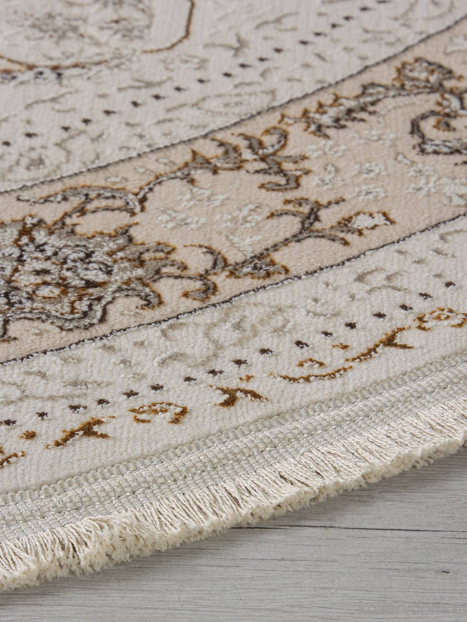 Ковер ZARINA M101B CREAM / CREAM Овал