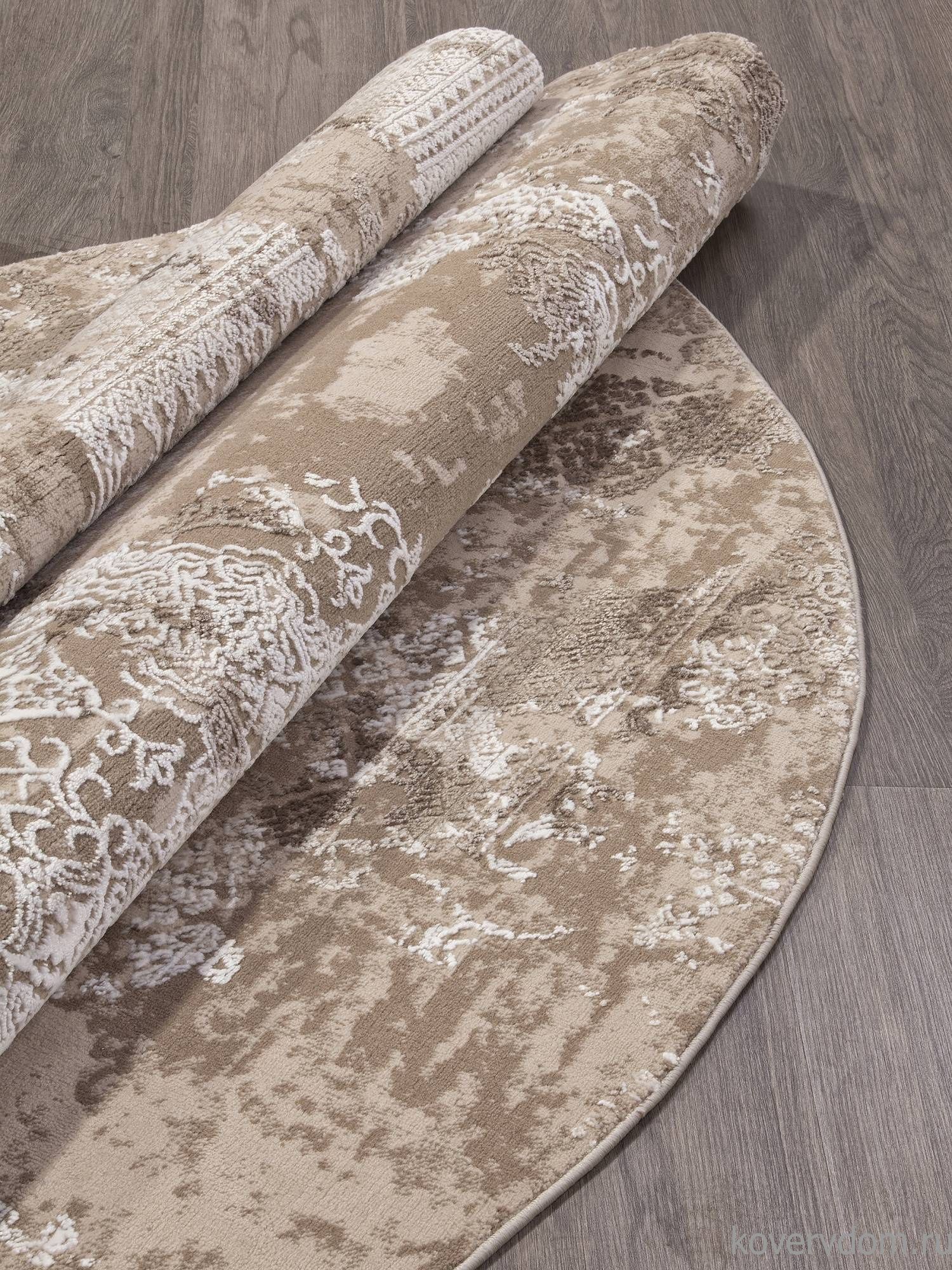 Ковер ARMINA 03851B BROWN / BROWN Круг Ковер ARMINA 03851B BROWN / BROWN Круг