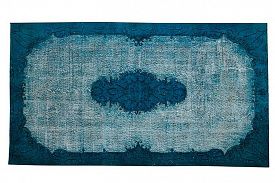 Персидский ковер синий винтажный ручной работы Vintage Look at Me C-963