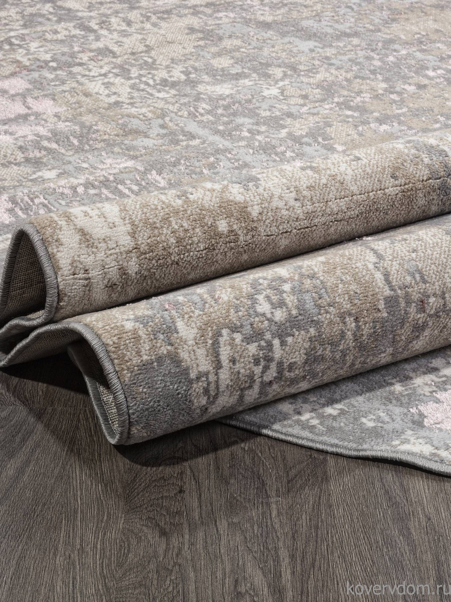 Ковер LIMAN F163 BEIGE-PINK Овал