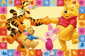 Ковер из акрила из Китая детский Disney Winnie Pooh 15214