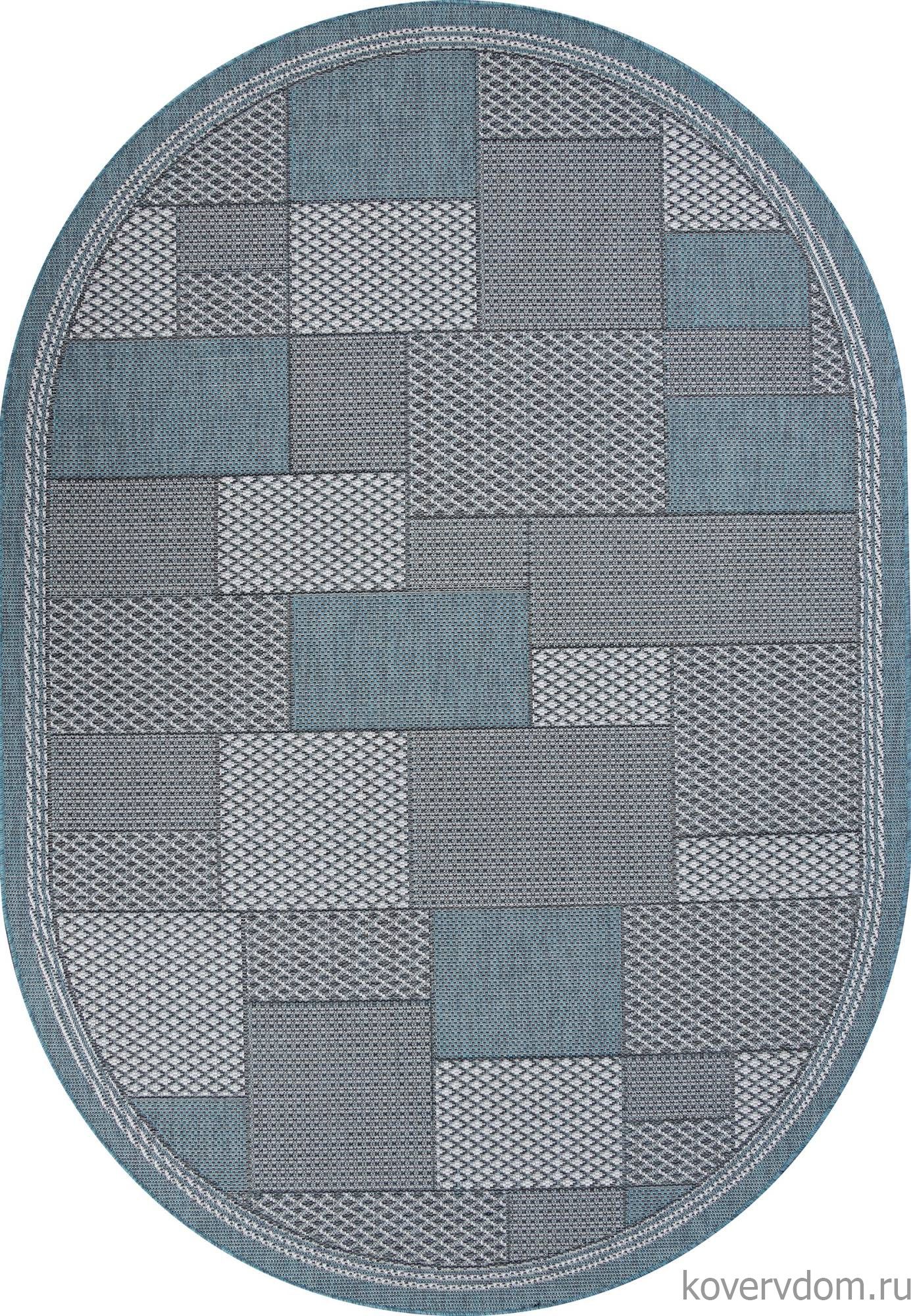 Ковер-циновка KAIR-A S148 BLUE Овал
