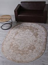 Овальный ковер из России LIMAN-A F481 BEIGE Овал