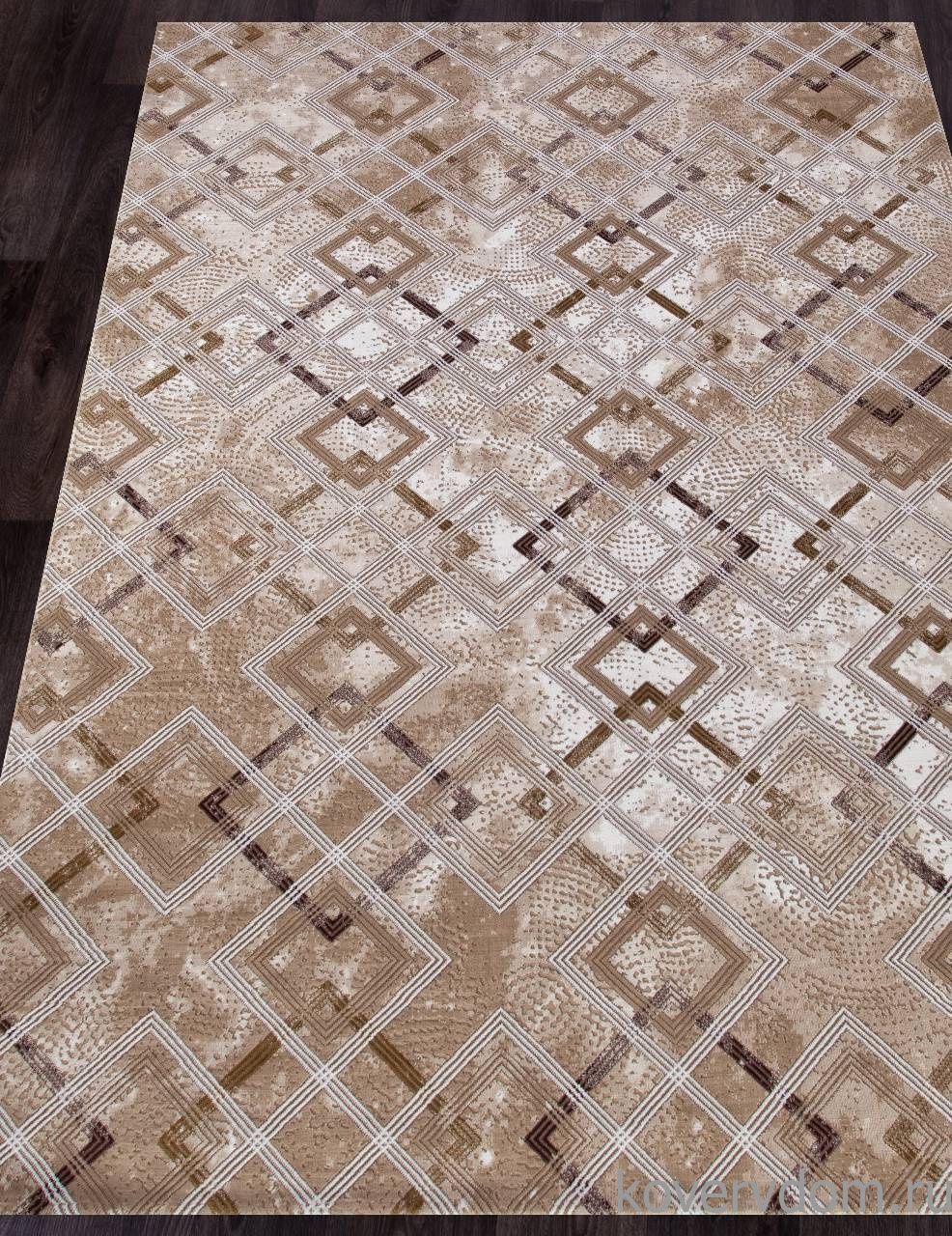 Ковер QUANTUM 03009B BROWN / BROWN Ковер QUANTUM 03009B BROWN / BROWN