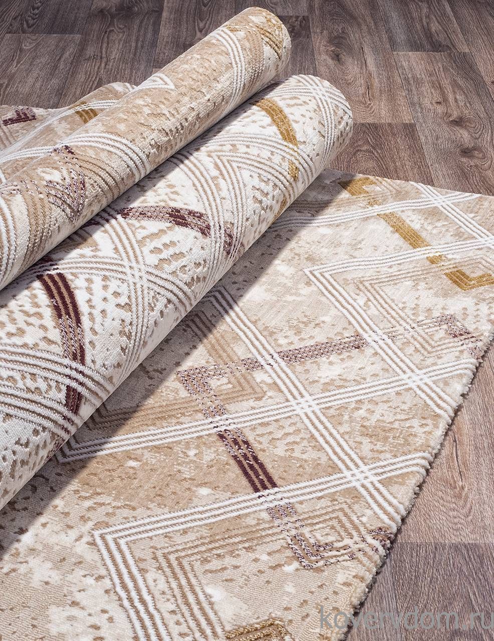 Ковер QUANTUM 03009B BROWN / BROWN Ковер QUANTUM 03009B BROWN / BROWN