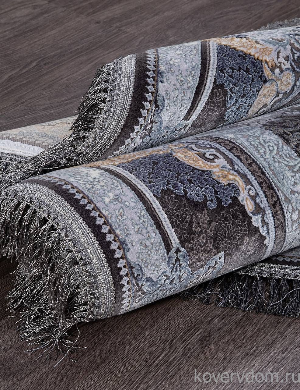 Ковер FARSI 1200 266 DARK GRAY Круг