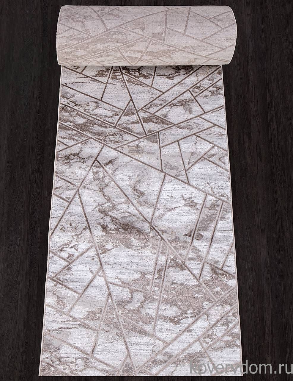 Ковровая Дорожка AJMAL LP 319 CREAM / BROWN Ковровая Дорожка AJMAL LP 319 CREAM / BROWN