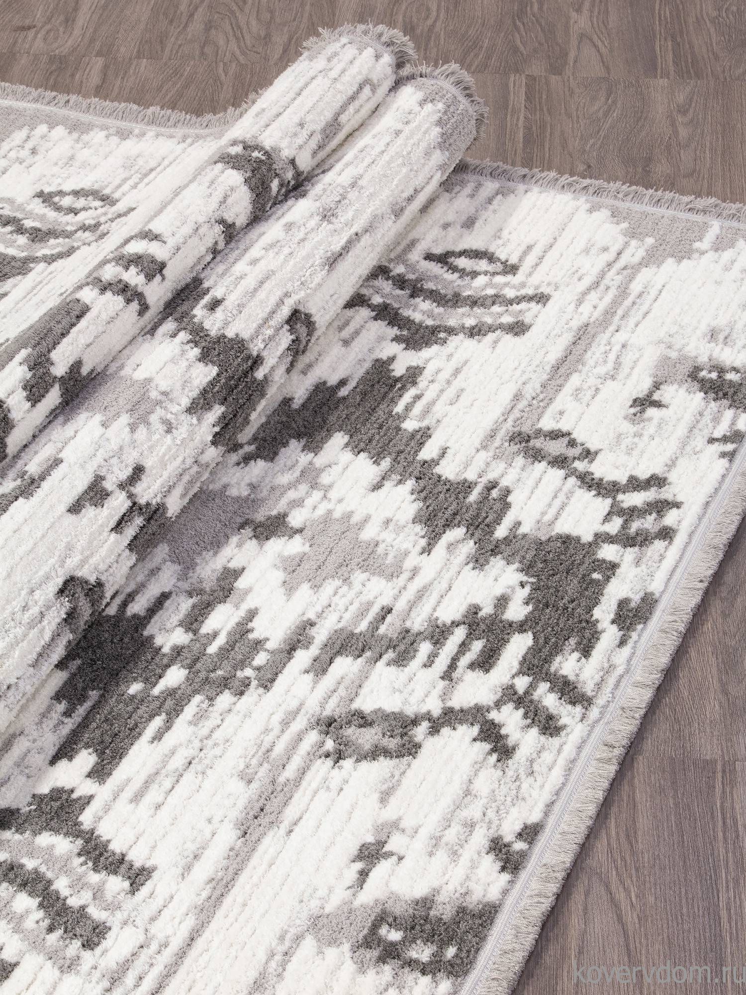 Ковер JOLI A940AW L.GREY / P.WHITE