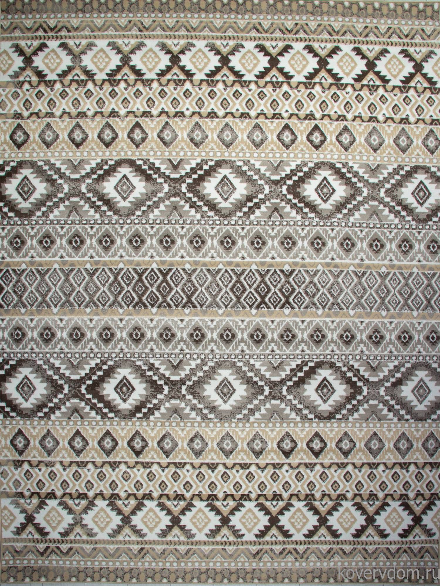 Ковер PRAGA 06050A BROWN / TOZ GRI