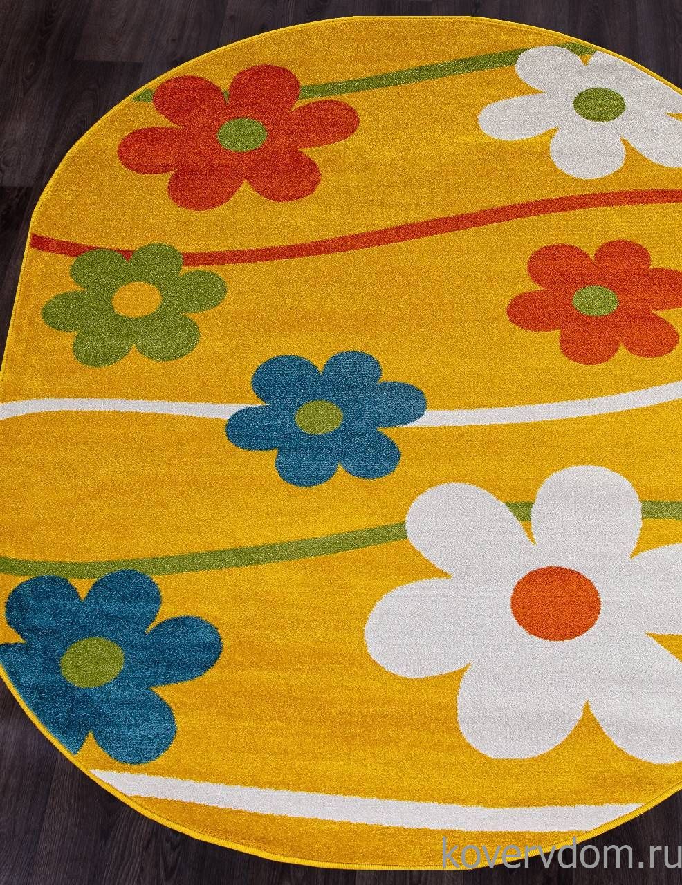 Ковер CRYSTAL 1021 YELLOW Овал
