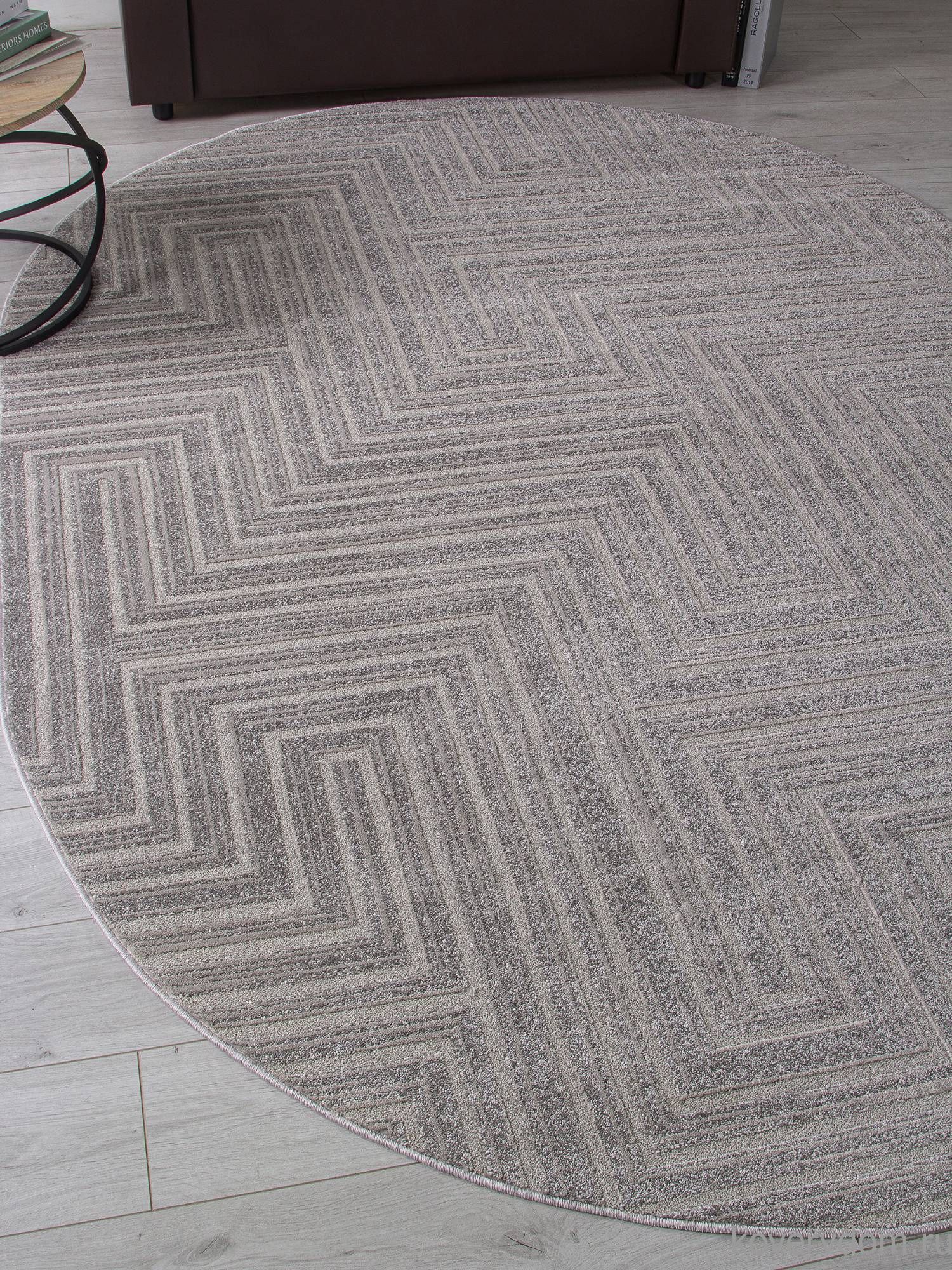 Ковер DIOS F412 LIGHT GRAY Овал Ковер DIOS F412 LIGHT GRAY Овал