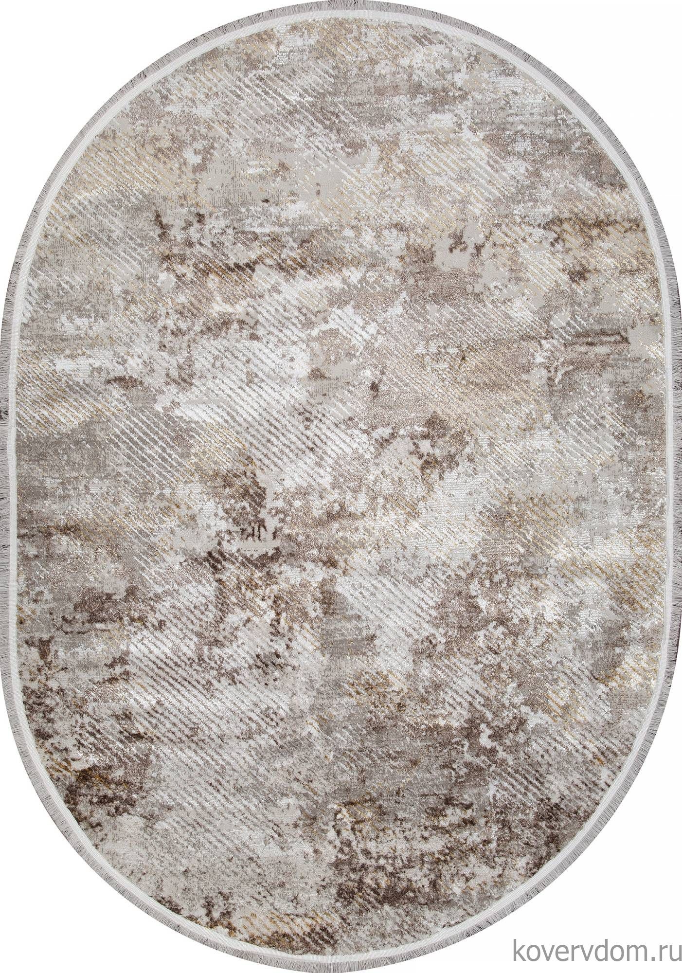 Ковер AJMAL LP 286 CREAM / BROWN Овал