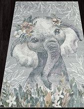 Ковер гипоаллергенный искусственный SOFIT-A F262 GRAY