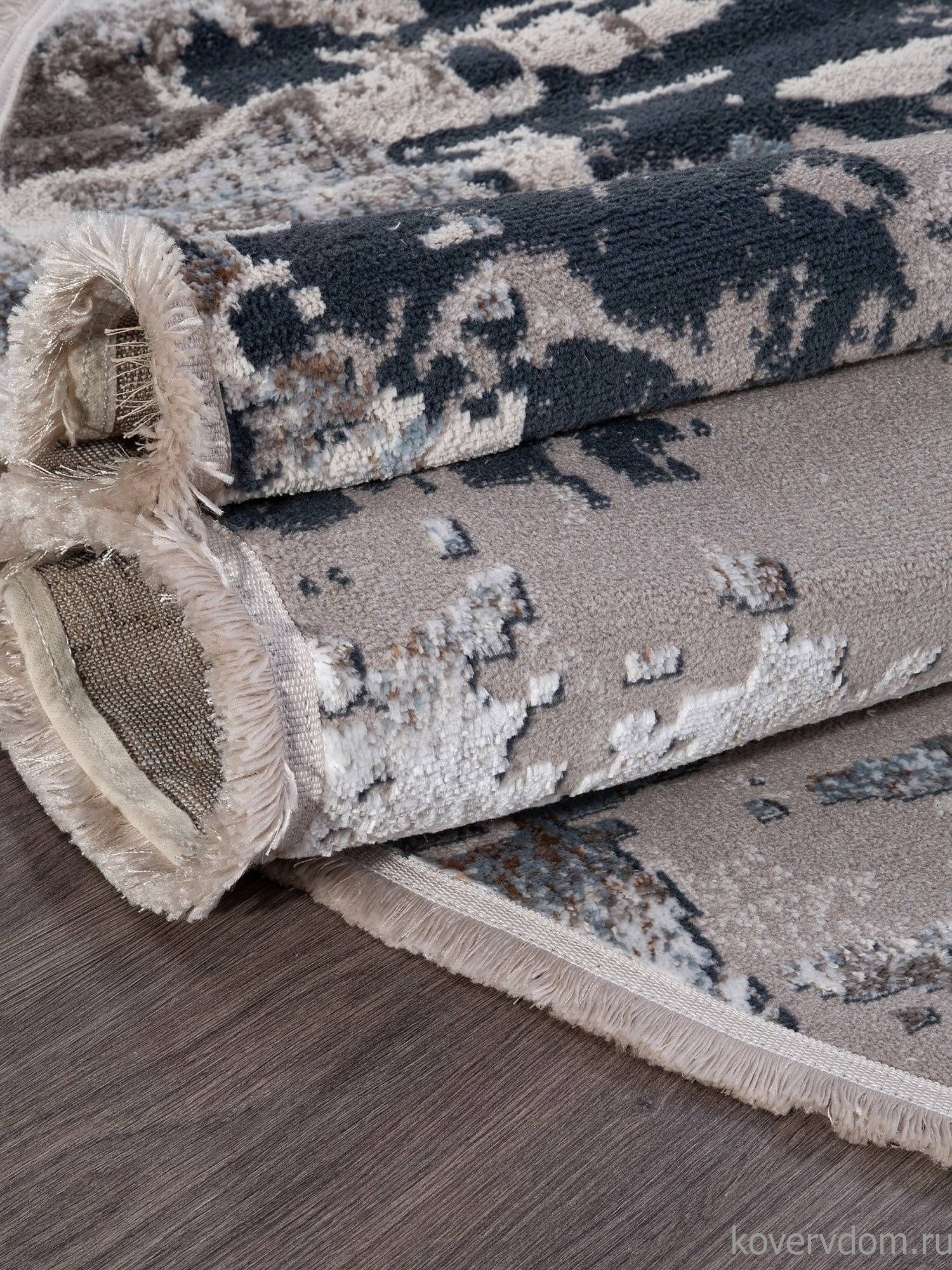 Ковер RODOS 7431A L.BLUE / CREAM Овал Ковер RODOS 7431A L.BLUE / CREAM Овал