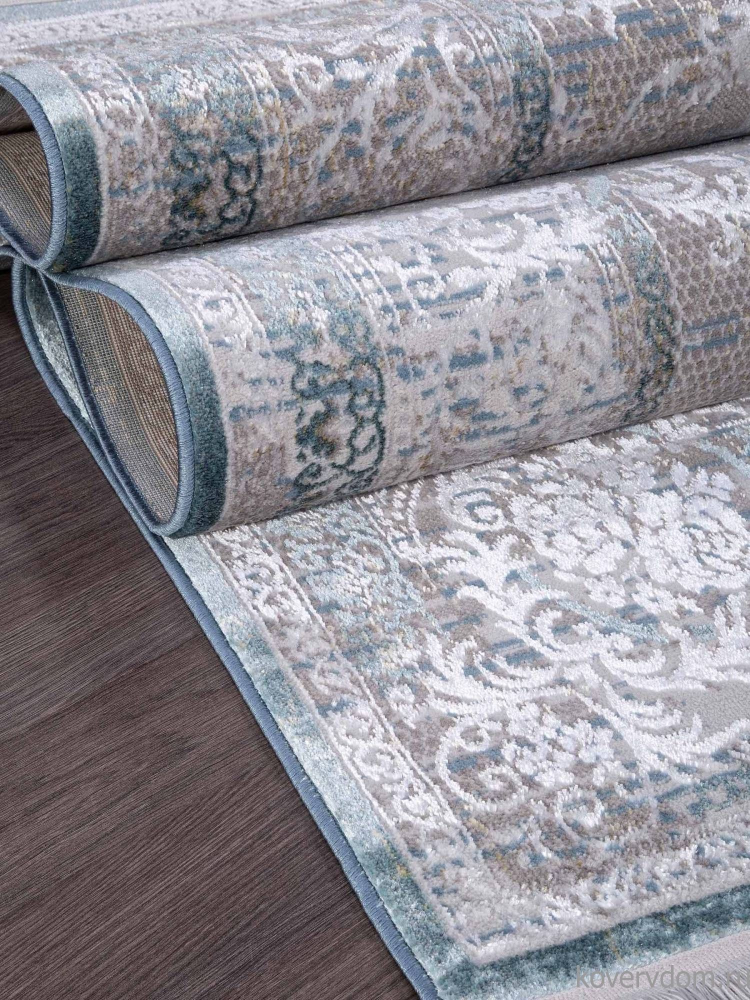 Ковер AJMAL LP 292 CREAM / TURQUOISE Ковер AJMAL LP 292 CREAM / TURQUOISE