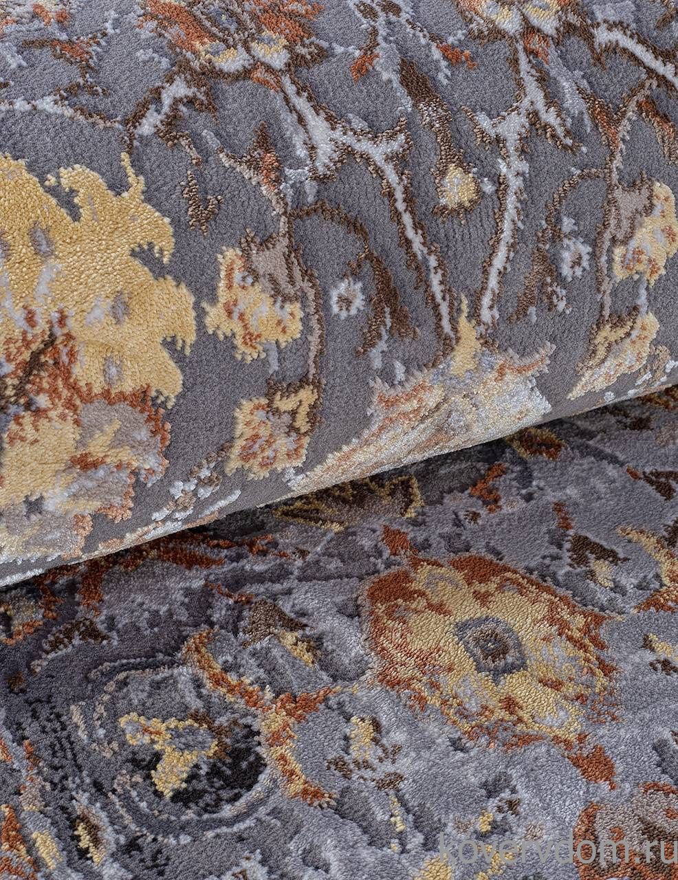 Ковровая Дорожка QUARES 31464 975 GREY GOLD Ковровая Дорожка QUARES 31464 975 GREY GOLD