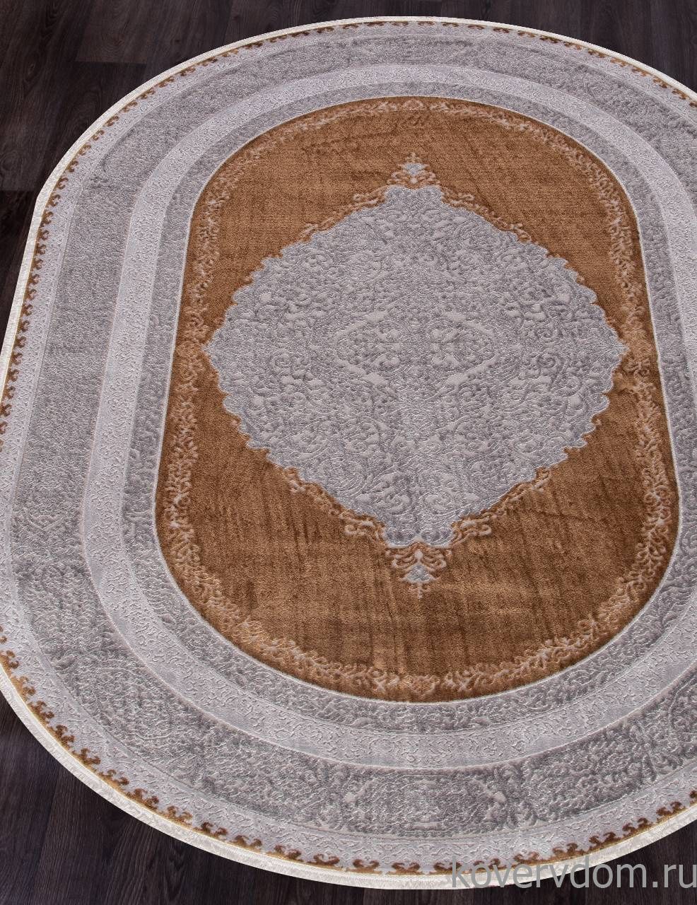 Ковер ERVA 18133 GRAY / TERRA Овал Ковер ERVA 18133 GRAY / TERRA Овал