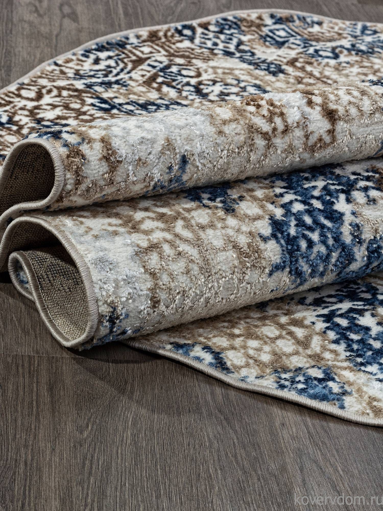 Ковер ANTEP O1699 630 CREAM / BLUE Овал Ковер ANTEP O1699 630 CREAM / BLUE Овал