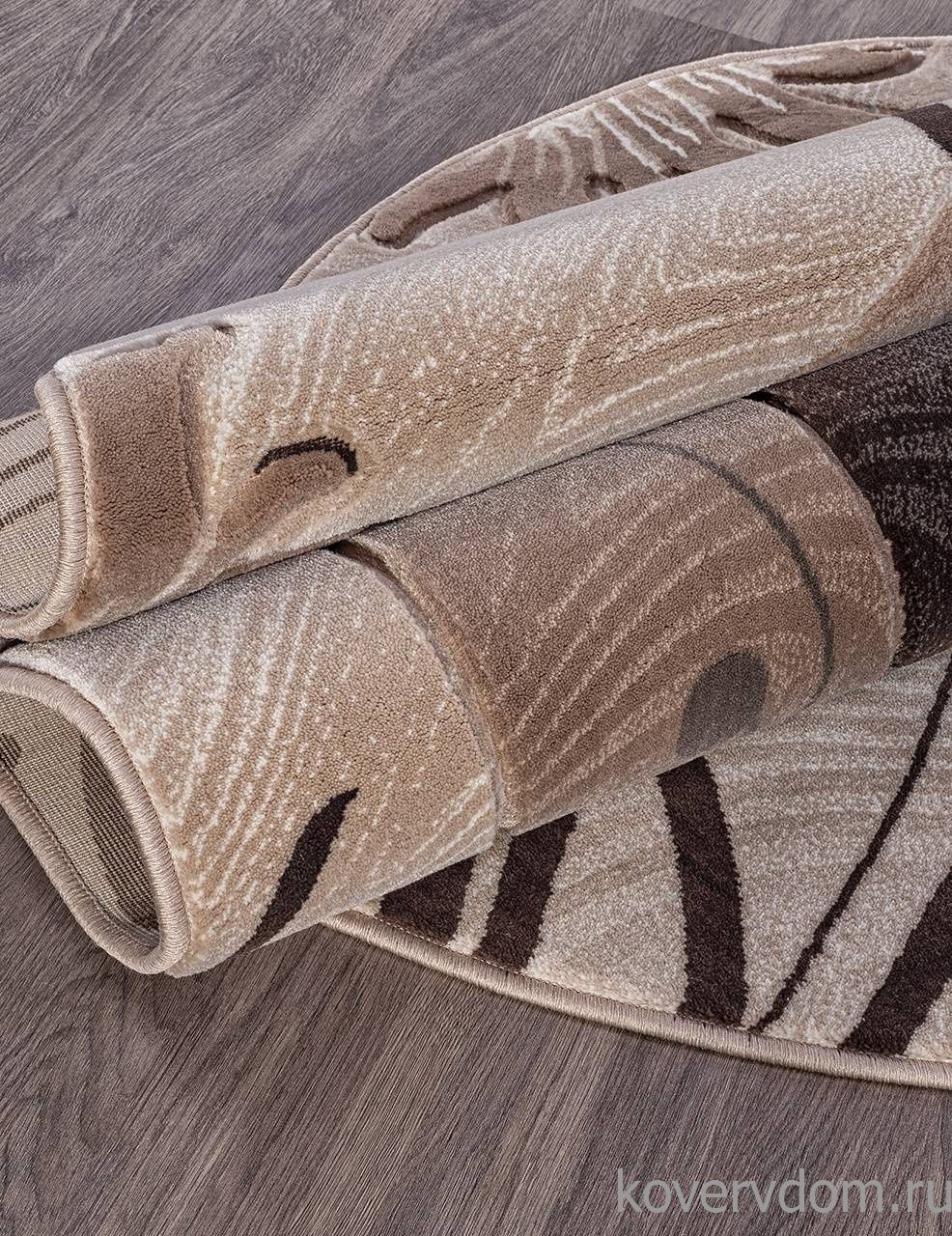 Ковер MEGA CARVING 4780 BEIGE Овал Ковер MEGA CARVING 4780 BEIGE Овал