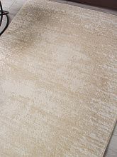 Пушистый овальный ковер CUBA F267 BEIGE